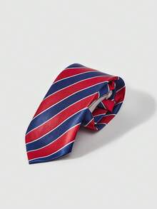 1入組兒童條紋滌綸系帶適用於開學季 - 彩色 - 查看 2