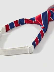 1入組兒童條紋滌綸系帶適用於開學季 - 彩色 - 查看 4