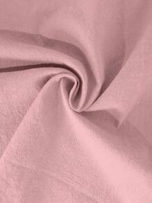 Chiquease Solid Button Front Vest Top & Shorts - Pink - View 7