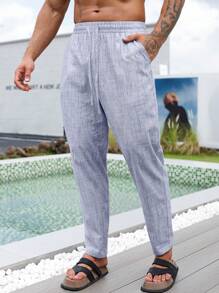 Manfinity RSRT Herren Hose Mit Zugband Und Seitentaschen - Grau - Übersicht 1