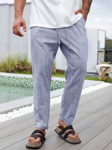 Manfinity RSRT Herren Hose Mit Zugband Und Seitentaschen - Grau - Übersicht 5