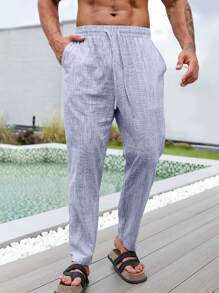 Manfinity RSRT Herren Hose Mit Zugband Und Seitentaschen - Grau - Übersicht 6