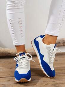 رياضي حذاء رياضي للنساء , لونين رباط امامي حذاء جري