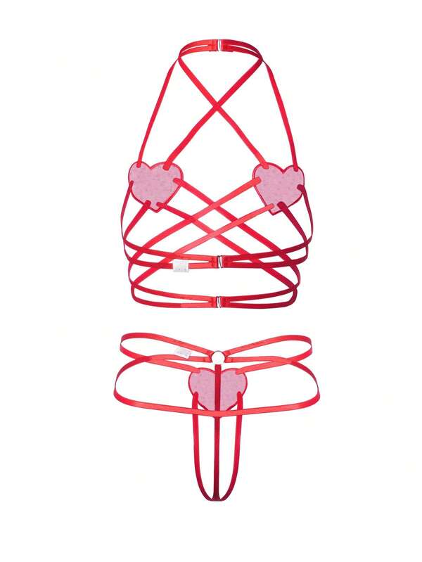 SHEIN Rhinestone Heart Shaped Lingerie Accessory SHEIN USA