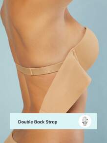 LUVLETTE Strapless Push-Up Underwire T-Shirt Lingerie As Outerwear Bra Basic Half Bra