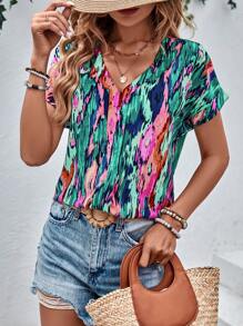 EMERY ROSE In Toàn bộ tay cánh Áo sơ mi - Nhiều màu - Xem 3