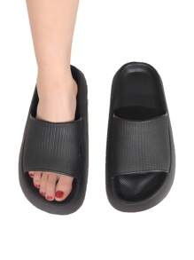 Trang trình bày Nữ màu trơn Mát mẻ - màu đen - Xem 4