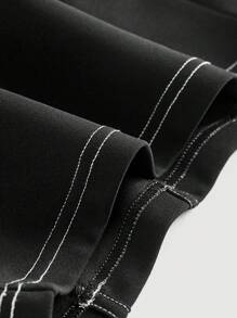 SHEIN MOD Top de tirantes bustier unicolor - Negro - Ver 4