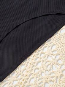 大碼3件腰部字母條帶內褲