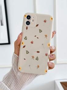 1入組米色防摔噴漆 Tpu 手機殼適用於 iPhone - 彩色 - 查看 1