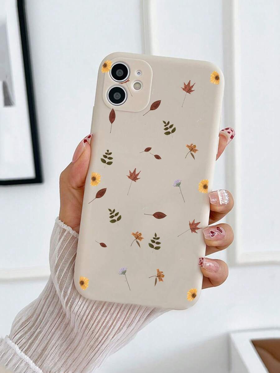 1入組米色防摔噴漆 Tpu 手機殼適用於 iPhone - 彩色 - 查看 1