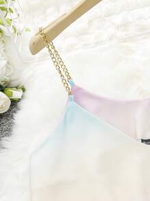 Breezaya Hơn Bóng Chuỗi Dây đeo Cami ngọn - Nhiều màu - Xem 5