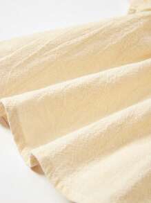 Cozy Pixies Baby Floral Print Square Neck Puff Sleeve Top & Shorts - Multicolor - View 8