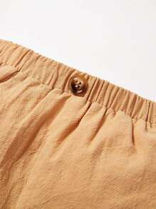 Cozy Pixies Baby Floral Print Square Neck Puff Sleeve Top & Shorts - Multicolor - View 9