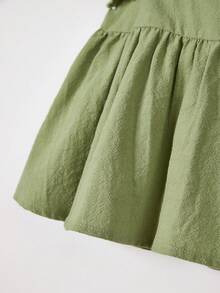 Cozy Pixies Bebé Top peplum ribete con fruncido - verde menta - Ver 6