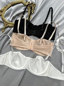 3 piezas Sujetador unicolor con aro - Multicolor - Ver 4