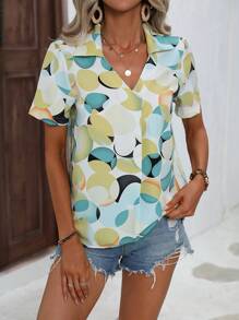 SHEIN LUNE In Toàn bộ Áo sơ mi - Nhiều màu - Xem 6