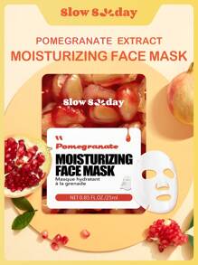 SlowSunday 1PC Watermelon Face Mask, Fresh Fruit Fusion Series,Hydrating, Moisturizing,Anti-Aging,Brighting,Soothing,Korean Mask, For Woman,Men, Hydrates And Nourishes, Deeply Hydrates And Soothes Skin, K Beauty, For Valentine's Day, Valentines Gift, Valentines Day Gift, Ideal For Party - White - View 6