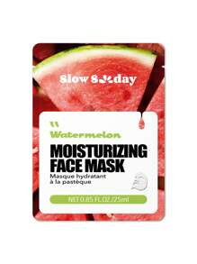 SlowSunday 西瓜保湿面膜，鲜果融合系列，补水保湿，抗衰老，提亮肤色，舒缓肌肤，韩国面膜，女士适用，补水滋养，护肤，Y2K风格，派对必备，夏季适用 - Watermelon - 查看 6