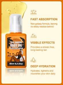 ,油適用於臉部和身體,金色曬黑不附帶太陽,和看起來自然100毫升 - 銅 - 查看 2