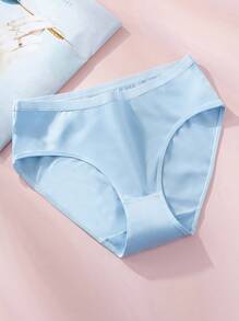 Eraneu 5入組素色簡約風素色內褲 - 彩色 - 查看 3