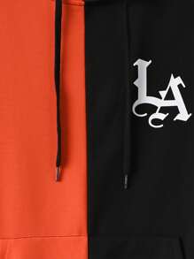 Manfinity LEGND Nam Đồ họa Chữ cái Hai âm Tay Raglan Dây rút Hoodie - Nhiều màu - Xem 3