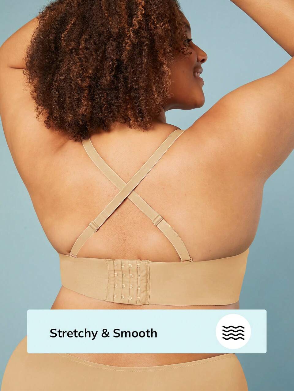 Plus Dream Curve Support + Strapless Push-Up Bra T-Shirt Lingerie As Outerwear Nude Basic Half Bra Wedding Bra