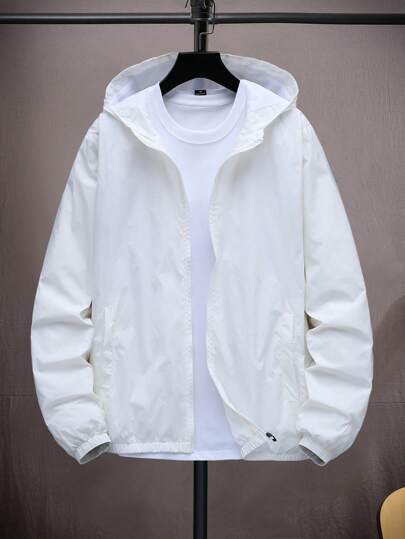 Manfinity Homme Outerwear Pria Zip Plain Casual