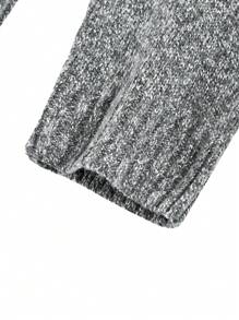 Manfinity Homme 男士雜色針織套頭毛衣 - 灰色 - 查看 6