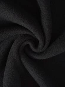 Nam Thư tiếng Nhật & Đồ họa rồng Trung Quốc Áo nỉ - màu đen - Xem 3