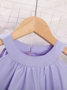 SHEIN Vestidos de Niñas (3-7) - Púrpura malva - Ver 3