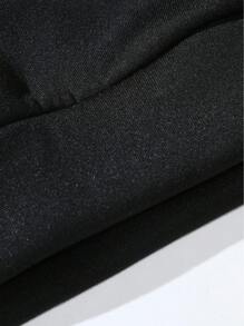 Manfinity VCAY Men's Butterfly Print Oversized Hoodie - Black - View 3