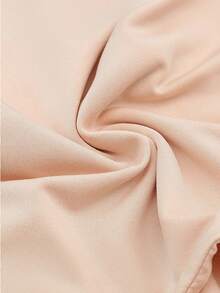 DOKOTOO Một bờ vai Chất rắn Top Cây trồng - Màu Khaki - Xem 7