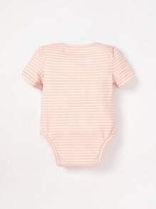 Cozy Pixies 女嬰3入組花卉和字母圖案連體衣