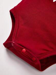 Cozy Pixies 女嬰3入組花卉和字母圖案連體衣