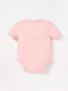 Cozy Pixies 女嬰3入組花卉和字母圖案連體衣