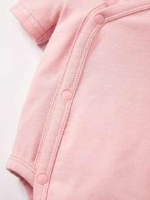 Cozy Pixies 女嬰3入組花卉和字母圖案連體衣