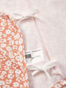 Cozy Pixies 女嬰3入組花卉和字母圖案連體衣