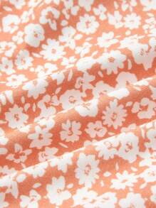 Cozy Pixies 女嬰3入組花卉和字母圖案連體衣