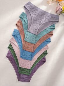 7pack Leopard Print Panty - Multicolor - View 1