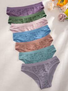 7pack Leopard Print Panty - Multicolor - View 3
