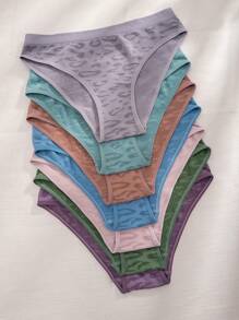 7pack Leopard Print Panty - Multicolor - View 5