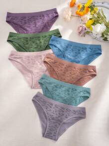 7pack Leopard Print Panty - Multicolor - View 6