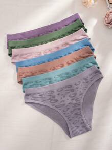 7pack Leopard Print Panty - Multicolor - View 7