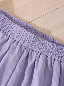 Tween Girl Tie Dye Tank Top & Wide Leg Pants - Multicolor - View 3