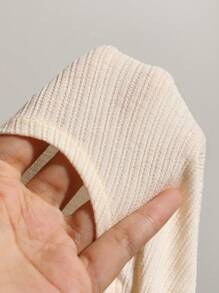 DAZY Vestido para dormir de tirantes ribete con fruncido - Beis - Ver 7