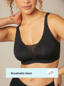 LUVLETTE Midsummer Luv Plunge Bralet - Black - View 4