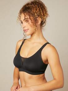 LUVLETTE Midsummer Luv Plunge Bralet - Black - View 6