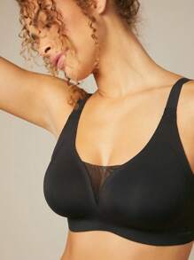 LUVLETTE Midsummer Luv Plunge Bralet - Black - View 8