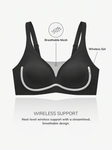 LUVLETTE Midsummer Luv Plunge Bralet - Black - View 10